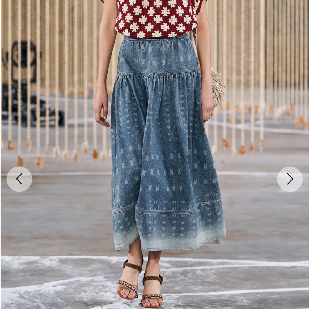 Ulla Johnson Denim Astrid Skirt